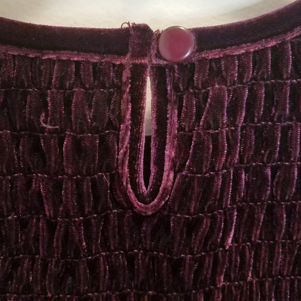 Gap Kids Size XS Dress Burgundy Wine Girls Youth Short Sleeve